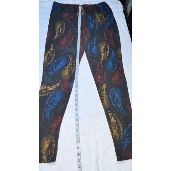 LuLaRoe Women's Patterned Leggings - Size Medium - Picture 2 of 3